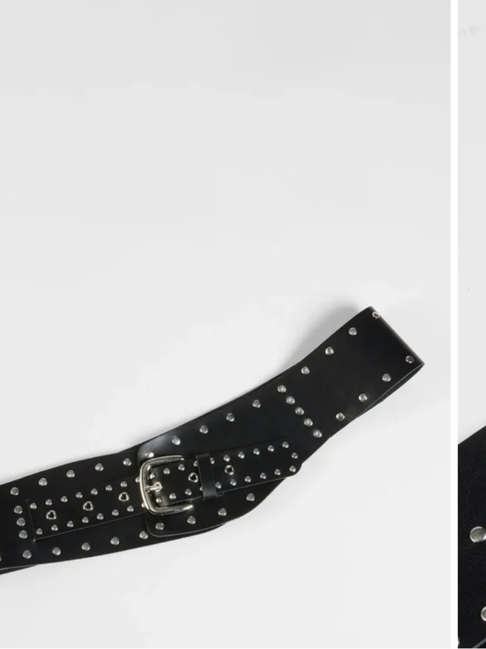 Windsor Black Studded Belt